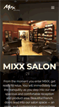 Mobile Screenshot of mixxsalonwhitebear.com